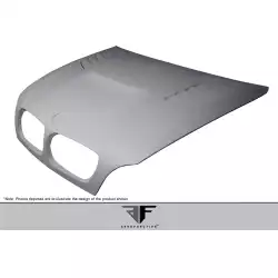 2008-2014 BMW X6M E71 E72 AF-1 Hood (GFK) - 1 Piece (S) image - 7