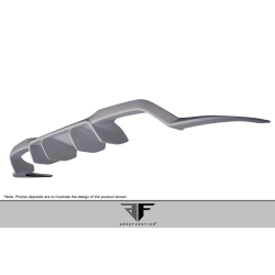 2016-2021 BMW M2 F87 AF-1 Rear Diffuser (GFK) - 1 Piece image - 9