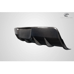 2004-2009 Mazda Mazdaspeed 3 Carbon Creations Corkscrew Rear Diffuser - 1 Piece image - 6