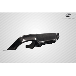 2010-2016 Hyundai Genesis Coupe Carbon Creations Twins Rear Diffuser - 1 Piece image - 7