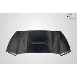 2011-2014 Dodge Charger Carbon Creations Hellcat Redeye Look hood - 1 Piece image - 6