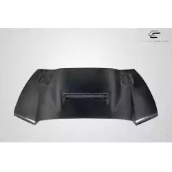 2011-2014 Dodge Charger Hellcat Redeye Look hood - 1 Piece image - 6
