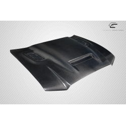 2011-2014 Dodge Charger Carbon Creations Hellcat Redeye Look hood - 1 Piece image - 7
