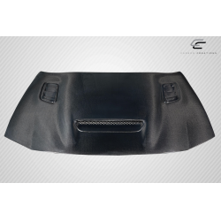 2006-2010 Dodge Charger Carbon Creations Hellcat Redeye Look hood - 1 Piece image - 6