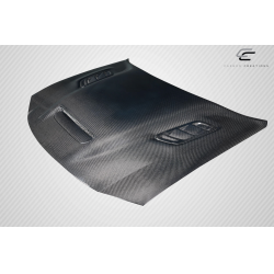 2006-2010 Dodge Charger Carbon Creations Hellcat Redeye Look hood - 1 Piece image - 7