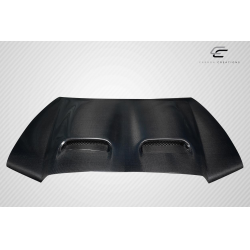 2011-2014 Dodge Charger Carbon Creations Redeye Look Hood - 1 Piece image - 6