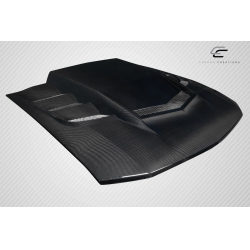 2005-2009 Ford Mustang Carbon Creations Interceptor Hood - 1 Piece image - 8