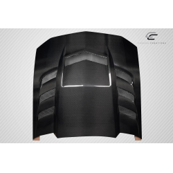 2005-2009 Ford Mustang Carbon Creations Interceptor Hood - 1 Piece image - 9