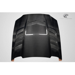 2013-2014 Ford Mustang Carbon Creations Interceptor Hood - 1 Piece image - 9