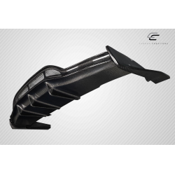 2015-2020 Mercedes C Class W205 Carbon Creations Weaver Sport Rear Diffuser - 3 Pieces image - 12