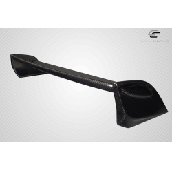 2010-2013 Kia Forte Carbon Creations Soya Rear Wing Spoiler - 3 Pieces image - 10