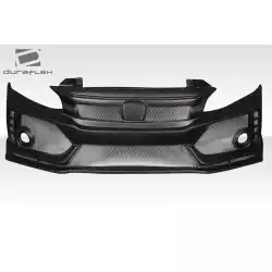 2012-2015 Honda Civic 4DR FK8 Type R Look Front Bumper - 1 Piece image - 6