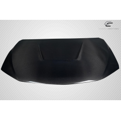 2008-2011 Subaru Impreza 2008-2014 WRX STI Carbon Creations Vortex Hood - 1 Piece image - 6