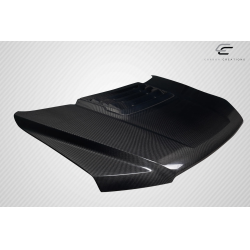 2017-2020 Ford Raptor Carbon Creations OEM Look Hood - 1 Piece image - 8