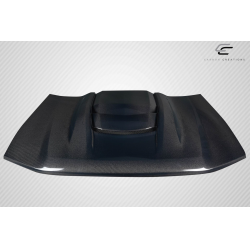 2002-2008 Chevrolet Trailblazer Carbon Creations ZR1 V2 Look Hood - 1 Piece image - 6