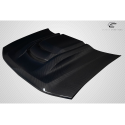 2002-2008 Chevrolet Trailblazer Carbon Creations ZR1 V2 Look Hood - 1 Piece image - 7