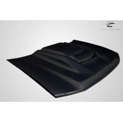 2002-2008 Chevrolet Trailblazer Carbon Creations ZR1 V2 Look Hood - 1 Piece image - 8