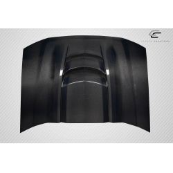 2002-2008 Chevrolet Trailblazer Carbon Creations ZR1 V2 Look Hood - 1 Piece image - 9