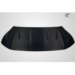 2019-2024 Volkswagen Jetta Carbon Creations Stinger Hood - 1 Piece image - 6