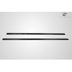 2008-2014 Mercedes Benz C Class W204 Carbon Creations Radian Side Skirt Rocker Panel Splitters - 2 Pieces image - 5