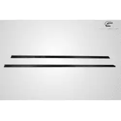 2008-2014 Mercedes Benz C Class W204 Radian Side Skirt Rocker Panel Splitters - 2 Pieces image - 5