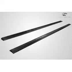 2008-2014 Mercedes Benz C Class W204 Radian Side Skirt Rocker Panel Splitters - 2 Pieces image - 7