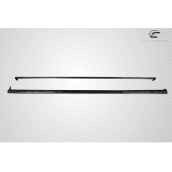 2008-2010 Subaru Impreza WRX Carbon Creations Ghost Side Skirt Rocker Panel Splitters - 2 Pieces image - 5