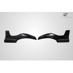 2022-2024 Honda Civic HB Carbon Creations Merella Rear Lip Add on Spoilers - 2 Pieces image - 5