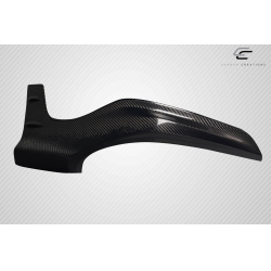 2022-2024 Honda Civic HB Carbon Creations Merella Rear Lip Add on Spoilers - 2 Pieces image - 7
