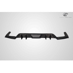 2019-2023 Genesis G70 Carbon Creations Meller Rear Diffuser - 3 Piece image - 5