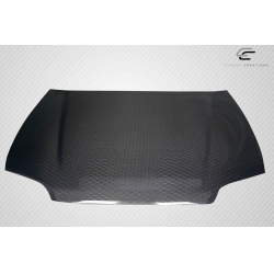 1992-1995 Honda Civic 2DR / HB Carbon Creations Geo6ix Dritech OEM Look Hood - 1 Piece image - 6
