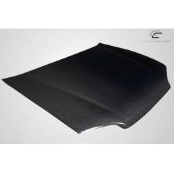 1992-1995 Honda Civic 2DR / HB Carbon Creations Geo6ix Dritech OEM Look Hood - 1 Piece image - 7