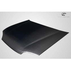1992-1995 Honda Civic 2DR / HB Carbon Creations Geo6ix Dritech OEM Look Hood - 1 Piece image - 8