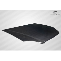 1999-2000 Honda Civic Carbon Creations Geo6ix Dritech OEM Look Hood - 1 Piece image - 8
