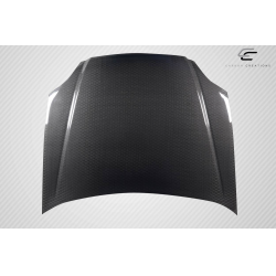 1999-2000 Honda Civic Carbon Creations Geo6ix Dritech OEM Look Hood - 1 Piece image - 9