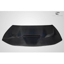 2015-2023 Dodge Charger Carbon Creations Geo6ix Dritech Hellcat Look Hood - 1 Piece image - 7