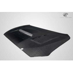 2015-2021 Subaru WRX Carbon Creations Geo6ix C-1 Hood - 1 Piece image - 7