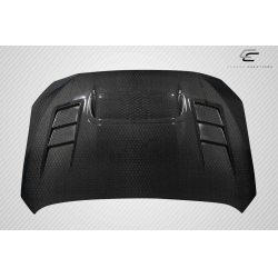 2015-2021 Subaru WRX Carbon Creations Geo6ix C-1 Hood - 1 Piece image - 9