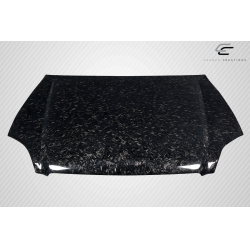 1999-2000 Honda Civic Carbon Creations AeroForge Dritech OEM Look Hood - 1 Piece image - 6