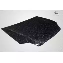 1999-2000 Honda Civic AeroForge Dritech OEM Look Hood - 1 Piece image - 8