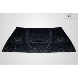 2008-2023 Dodge Challenger Carbon Creations AeroForge Dritech Hellcat Look Hood - 1 Piece image - 6