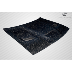 2008-2023 Dodge Challenger Carbon Creations AeroForge Dritech Hellcat Look Hood - 1 Piece image - 8