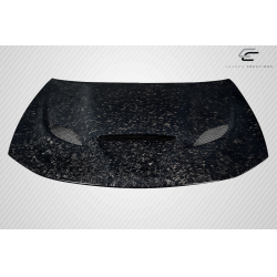 2015-2023 Dodge Charger Carbon Creations AeroForge Dritech Hellcat Look Hood - 1 Piece image - 6