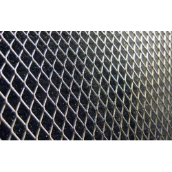 Diamond Cut Mesh Grille (silver) - 2 Piece image - 9