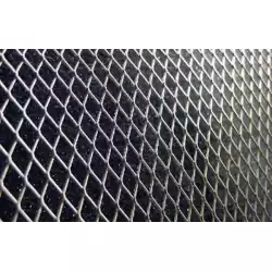 Diamond Cut Mesh Grille (silver) - 2 Piece image - 9