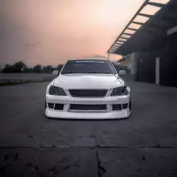 Lexus IS300 2000-2005 Bsport Style 1 Piece Polyurethane Front Bumper image - 1