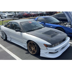 Nissan 240SX S13 Silvia 1989-1994 Racing Style Polyurethane Front Bumper image - 3