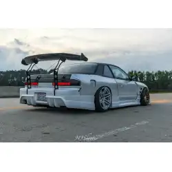 Nissan 240SX 1989-1994 Racing Style 2 Piece Polyurethane Side Skirts image - 10