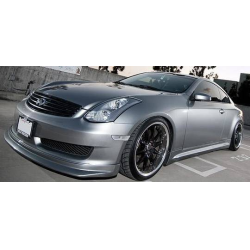 Infiniti G35 2DR Coupe 2006-2007 IL Spec Style 1 Piece Polyurethane Front Lip image - 2