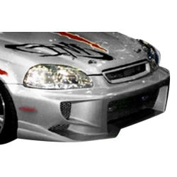 Honda Civic ALL 1996-1998 EX Spec Style 1 Piece Polyurethane Front Bumper image - 1